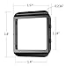Shareconn New Style Replacement Accessory Steel Frame for Fitbit Blaze Smart Watch Black