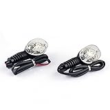 Areyourshop Front Rear LED Turn Signals Blinker Indicator Amber For Kawasaki NINJA 250R 2008-2012 Clear