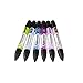 Letraset 6.8 Aqua Marker, Twin-Tip, 6-Pack