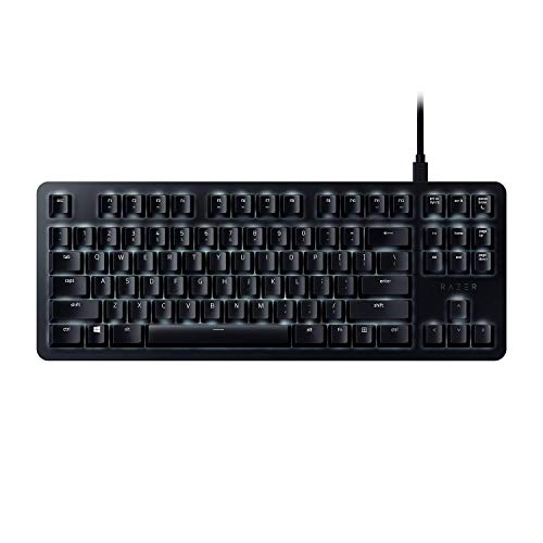 Razer BlackWidow Lite Gaming-Tastatur - Leise und Taktil, Kompakt mit Abnehmbarem Kabel, Zugloses Design, Angetrieben durch Razer Chroma, Orange Schal