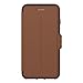 OTTERBOX Strada Series Case for iPhone 8 Plus & iPhone 7 Plus (ONLY) - Frustration FRĒe Packaging - Burnt Saddle (Burnt Saddle/CHAPSHAIR Leather)