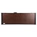 Bass Guitar Case—Hard Durable Wood Shell with Carrying Handle, Plush Lined Rigid Foam Interior and Key-Locking Center Latch, Brown Crocodile by Phitz
