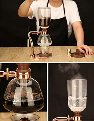 BAOSHISHAN サイフォン式コーヒーメーカー 3人用ローズゴールド