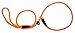 Mendota Pet Slip Leash - Dog Lead and Collar Combo - Made in The USA - Orange, 3/8 in x 6 ft - for Small/Medium Breeds