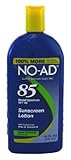 NO-AD Water Resistant Sunscreen Lotion, SPF 85 16 fl oz (475 ml)