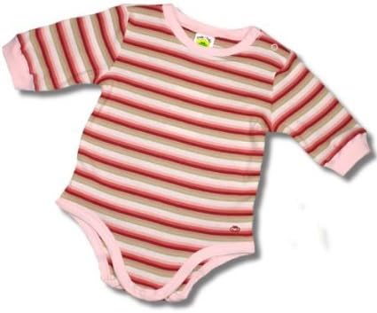 Striped long open sleeve onezee, 6-9 Months