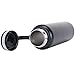 Winterial 40-Ounce (Oz) Insulated Water Bottle, Double Walled HOT and Cold, Vacuum Sealed, Black, Thermos