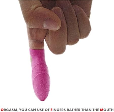 Personal Portable Finger Massager with Gentle Vibrations,Pink