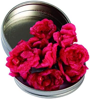 Candiflor Rose d'Amore Decoration Decor for Pastry True Flowers Crystallized Natural Roses - 1 x 500 Gram