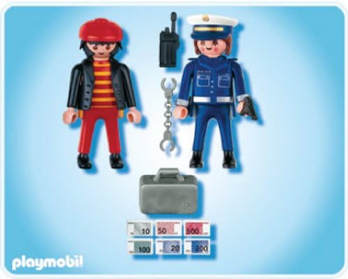 PLAYMOBIL 626020 - Policía Y Ladrón: Amazon.es: Juguetes y juegos