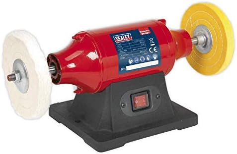 Sealey Bb1502 Bench Mounting Buffer/Polisher 150Mm 370W/230V, White