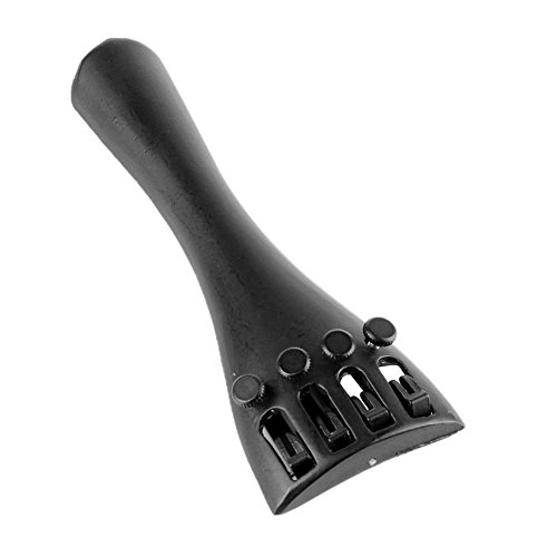 Domybest Aluminum Alloy Violin Tailpiece Drawplates with Tailgut Tuning for 3/4 4/4