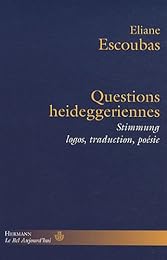 Questions heideggeriennes