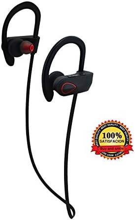 Buy and Smile - Bluetooth Headphones Wireless Earphones Microphone. Sports Headsets Running, All Activities. Super Sound Stereo Earbuds.Easy Pairing All Smartphones .Zippered case Sweatproof IPX7