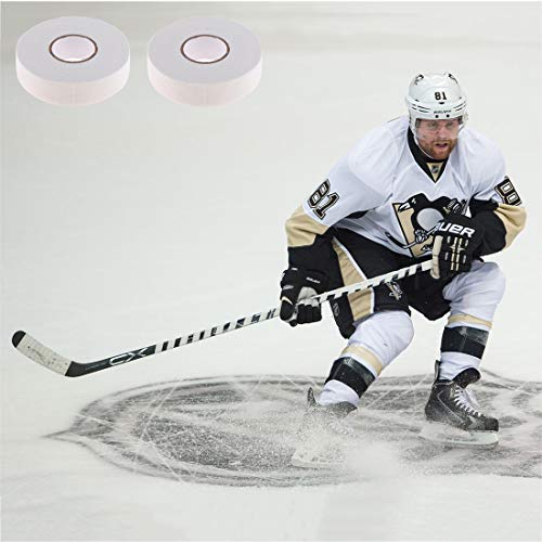 Boaton 2Pcs Hockey Tape, Hockey Stick Tape, Blade Tape, Grip Tape, Hockey Accessories for Hockey Sticks, 1 Inch Wide, 27 Yards Long (White) - Thumbnail 6