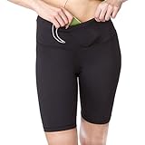 Sport-it Active Long Shorts, Women's Workout Bike Running Shorts with Pockets and Tummy Control, Athletic Training Half Yoga Pants