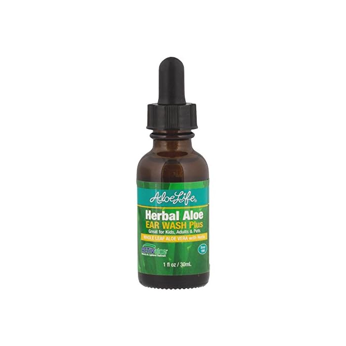 Aloe Life - Herbal Aloe Ear Wash Plus, Provides Soothing Relief for Ear Irritations, Swimmer’s Ear, Discomfort & Itchy…