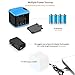 SMARTRO SP61 Small Electric Pencil Sharpener for No.2 2H Colored Pencils with AC Adapter & Battery Operated (light blue)