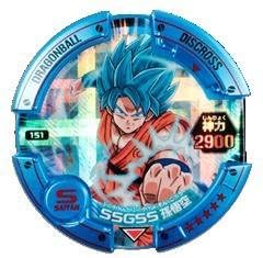 Amazon ドラゴンボールディスクロス 03弾 Disc 151 Ssgss孫悟空 R5 青 トレカ 通販