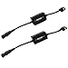 Alla Lighting Universal 9005 9006 H10 Directly Plug-N-Play Anti Flicking Warning Error Decoder Canceller Capacitor LED Headlight Kit Harness