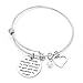 Jvvsci An Amazing Coworker Is Hard To Find Bracelet, Coworker Leaving Gift, Colleague Boss Goodbye Farewell Gift, Going Away Thank You Bangle