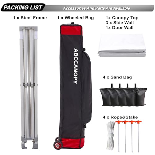 ABCCANOPY 10x10 Commercial Pop-Up Canopy Tent Review: Heavy-Duty Shelter with Sidewalls image 32