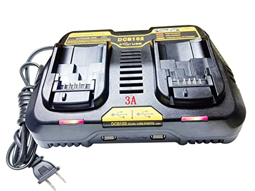 Dewalt Battery Charger 20v Energup 2Port DCB102 Charger