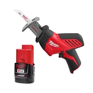 Image of Milwaukee M12 12-Volt Hackzall Recip Saw (2420-20) (Tool Only - No Battery)
