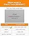 DTTO for iPad 9.7 Case 2018 iPad 6th Generation Case / 2017 iPad 5th Generation Case, Slim Fit Lightweight Smart Cover with Soft TPU Back Case for iPad 9.7 2018/2017 [Auto Sleep/Wake] - Space Grey