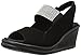 Skechers Cali Women's Rumblers Sparkle on Wedge Sandal, Black, 11 M US