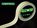 Captank Glow Tape in The Dark Luminous Tape roll Sticker Removable Waterproof Rechargeable Photoluminescent Glow Tape Theatre Stage,Party, Clothes Safety Egress Markers (33 Feet 0.8 inch)