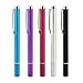 Elemart Stylus Fine Point Unique Design Universal Screen Precision Touch Pen for iPad iPod iPhone Samsung Galaxy Samsung Galaxy Note Nexus LG and Other Capacitance Touch Screen Devices (Black)