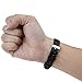Eazior Bands for Fitbit Alta / Alta HR, Adjustable Comfortable Alta Accessories Leather Wristband (Black)