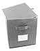 ESYLIFE Foldable Storage Cubes Closet Bins with Label Holder and Handle, 6 Pack, Grey