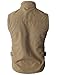 H2H Men's Kinetic Fleece Vest Vest With Multiple Pockets BEIGE US XL/Asia XXL (KMOV081)