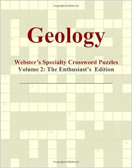 Geology Websters Specialty Crossword Puzzles Volume 2 - 