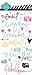 Heidi Swapp Chipboard Moments Stickers, Bright