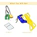 Costzon Rider Swing with Hangers, Wind Rider Glider Swing for Kids Playground (Rider Swing for 1 Kid)