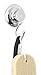 BINO SMARTSUCTION Chrome Single Robe Hook
