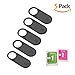 Webcam Cover Slide, 5 Pack 0.03in Ultra-Thin Laptop Camera Cover for Computer iPhones Tablets MacBook Pro Desktops with Strong Adhensive, Protect Privacy and Securtiy Web Camera Cover by ANYOYO