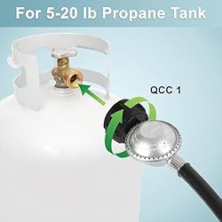 SHINESTAR Propane Adapter Hose with Regulator for