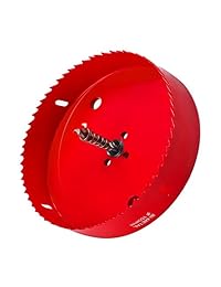 Sierra perforadora de 6 pulgadas para hacer tablas de cornhole, acero resistente, cortador de taladro de maíz y adaptador de broca de vástago hexagonal para juego Cornhole