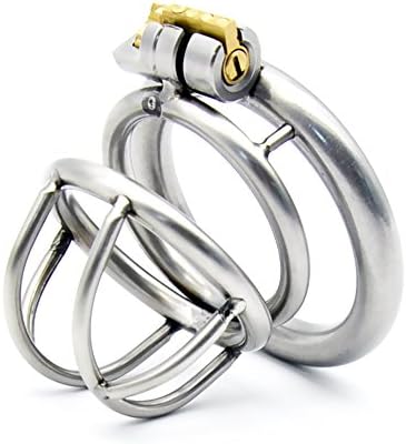 ZCLianer Metal Male Chasti-TY Device Made of 304 Steel Stainless Briefs Length 40mm With 3 Size Rings Y2-40