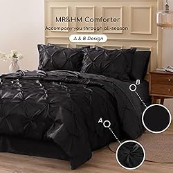 MR&HM Satin Comforter Queen 8 Pieces - Luxurious