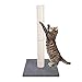 Cat Scratching Post Carpet, Tall Big Sisal Rope Cat Scratch Pole for Cats and Kittens, Stable Carpeted Heavy Base (Blue/Grey)