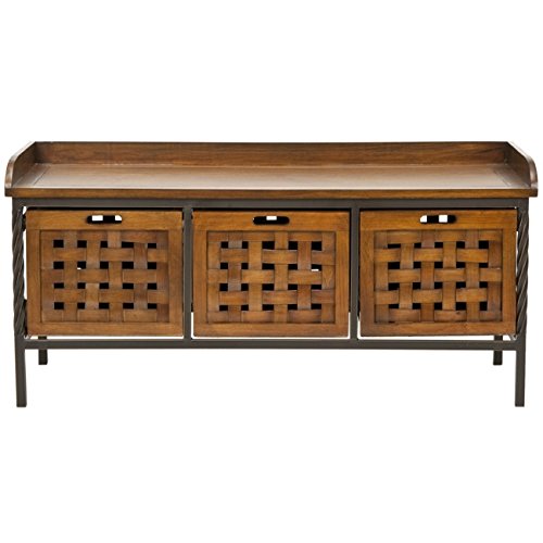 Safavieh American Homes Collection Isaac Filbert Brown Wooden Storage