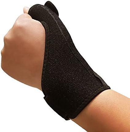 Jaywayne Thumb &amp; Wrist Support Brace Sports Exercise Training Hand Protector Neoprene Splint with Dual Spring Stabilizers for Reliable Support for Cross Training Yoga Weight Lifting General Workout
