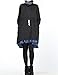Mordenmiss Women's Flared Layers Dress Hi-Low Ruffle Hem Tunic Top XXL Black