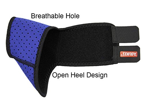 Pack 2 Adjustable Kids Ankle Brace Support Breathable Ankle Compression Sleeve Short Ankle Immobilize Boot Protector Foot Stabilizer Wrap Nonslip Ankle Tendon Guard Sock Plantar Fasciitis Brace Sport