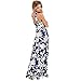 Women Dress,IEason Hot Sale! 2017 Women Summer Boho Long Maxi Evening Party Dress Beach Dresses Sundress (L, Dark blue)